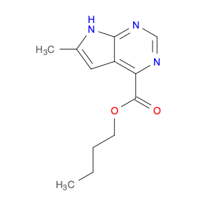 1095822-84-6 butyl 6-methyl-7H-pyrrolo[2,3-d]pyrimidine-4-carboxylate