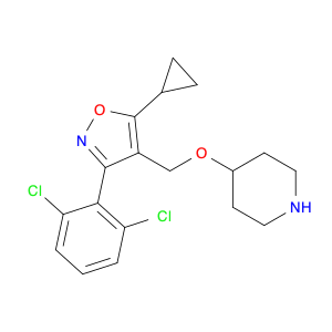 1103501-11-6 4-{[5-cyclopropyl-3-(2,6-dichlorophenyl)-1,2-oxazol-4-yl]methoxy}piperidine