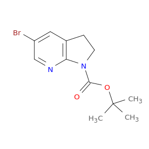 tert-Butyl 5-broMo-2H,3H-pyrrolo[2,3-b]pyridine-1-carboxylate