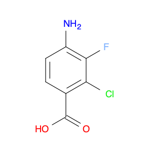 1124214-25-0 4-Amino-2-chloro-3-fluorobenzoic acid