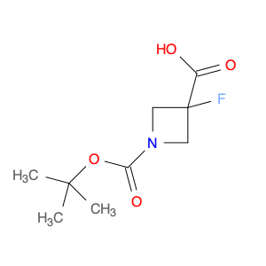 1-[(tert-butoxy)carbonyl]-3-fluoroazetidine-3-carboxylic acid