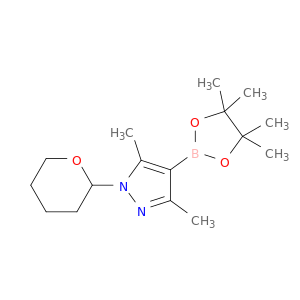 1126779-11-0 3,5-Dimethyl-1-(tetrahydro-2H-pyran-2-yl)-4-(4,4,5,5-tetramethyl-1,3,2-dioxaborolan-2-yl)-1H-pyrazole