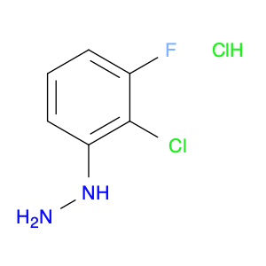 Hydrazine, (2-chloro-3-fluorophenyl)-, hydrochloride (1:1)