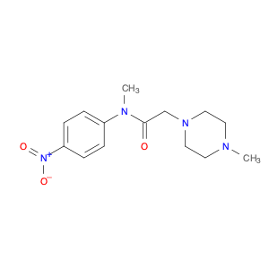 1-Piperazineacetamide, N,4-dimethyl-N-(4-nitrophenyl)-