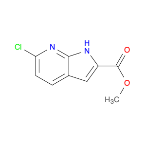 1H-Pyrrolo[2,3-b]pyridine-2-carboxylic acid, 6-chloro-, methyl ester