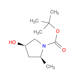 1-Pyrrolidinecarboxylic acid, 4-hydroxy-2-methyl-, 1,1-dimethylethyl ester, (2S,4R)-