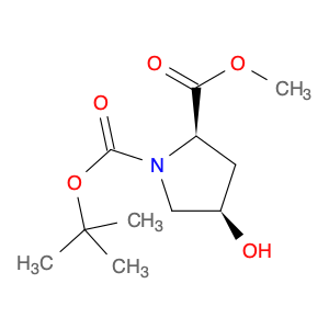 1,2-Pyrrolidinedicarboxylic acid, 4-hydroxy-, 1-(1,1-dimethylethyl) 2-methyl ester, (2R,4R)-