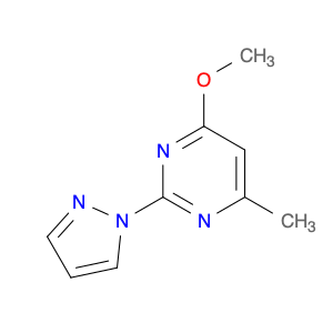 Pyrimidine, 4-methoxy-6-methyl-2-(1H-pyrazol-1-yl)-