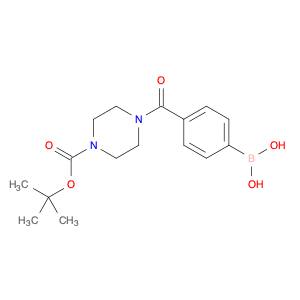 1-Piperazinecarboxylic acid, 4-(4-boronobenzoyl)-, 1-(1,1-dimethylethyl) ester