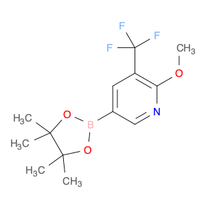 1150561-61-7 Pyridine, 2-methoxy-5-(4,4,5,5-tetramethyl-1,3,2-dioxaborolan-2-yl)-3-(trifluoromethyl)-