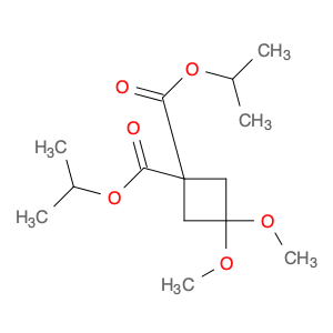 1,1-Cyclobutanedicarboxylic acid, 3,3-dimethoxy-, 1,1-bis(1-methylethyl) ester