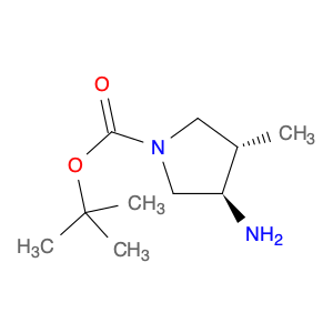 1152113-30-8 1-Pyrrolidinecarboxylic acid, 3-amino-4-methyl-, 1,1-dimethylethyl ester, (3R,4S)-rel-