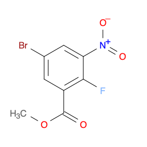 1154278-17-7 Benzoic acid, 5-bromo-2-fluoro-3-nitro-, methyl ester