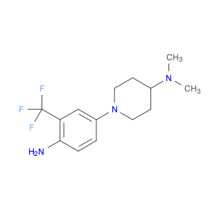 1154664-52-4 4-Piperidinamine, 1-[4-amino-3-(trifluoromethyl)phenyl]-N,N-dimethyl-