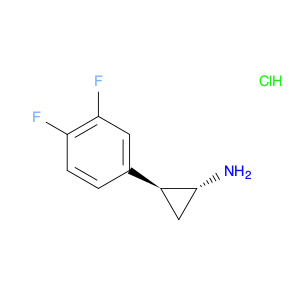 Cyclopropanamine, 2-(3,4-difluorophenyl)-, hydrochloride (1:1), (1R,2S)-rel-