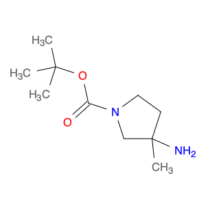 1-Pyrrolidinecarboxylic acid, 3-amino-3-methyl-, 1,1-dimethylethyl ester