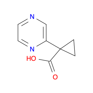 Cyclopropanecarboxylic acid, 1-(2-pyrazinyl)-