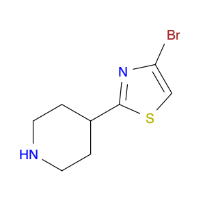 1159815-51-6 Piperidine, 4-(4-bromo-2-thiazolyl)-