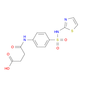 116-43-8 Butanoic acid, 4-oxo-4-[[4-[(2-thiazolylamino)sulfonyl]phenyl]amino]-