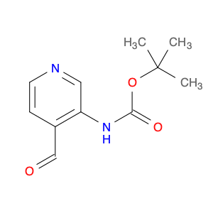 Carbamic acid, N-(4-formyl-3-pyridinyl)-, 1,1-dimethylethyl ester