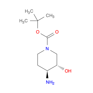 1-Piperidinecarboxylic acid, 4-amino-3-hydroxy-, 1,1-dimethylethyl ester, (3S,4S)-