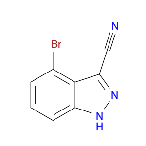 4-broMo-1H-indazole-3-carbonitrile