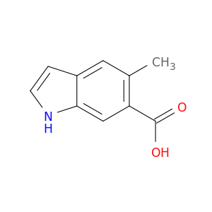 1H-Indole-6-carboxylic acid, 5-methyl-