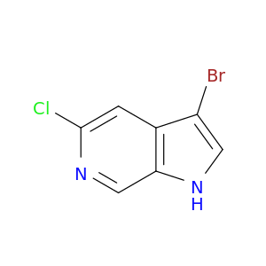 1167056-96-3 1H-Pyrrolo[2,3-c]pyridine, 3-bromo-5-chloro-