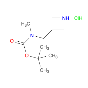 Carbamic acid, N-(3-azetidinylmethyl)-N-methyl-, 1,1-dimethylethyl ester, hydrochloride (1:1)