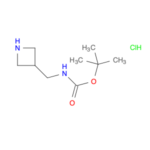 Carbamic acid, N-(3-azetidinylmethyl)-, 1,1-dimethylethyl ester, hydrochloride (1:1)