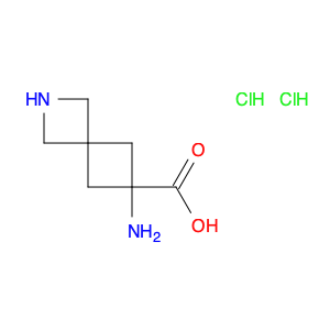 2-Azaspiro[3.3]heptane-6-carboxylic acid, 6-amino-, hydrochloride (1:2)