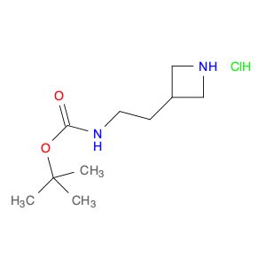 Carbamic acid, N-[2-(3-azetidinyl)ethyl]-, 1,1-dimethylethyl ester, hydrochloride (1:1)