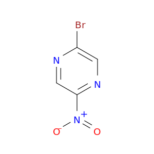 Pyrazine, 2-bromo-5-nitro-