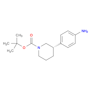 1-Piperidinecarboxylic acid, 3-(4-aminophenyl)-, 1,1-dimethylethyl ester, (3S)-