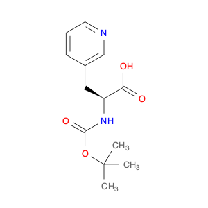 3-Pyridinepropanoic acid, α-[[(1,1-dimethylethoxy)carbonyl]amino]-, (αS)-