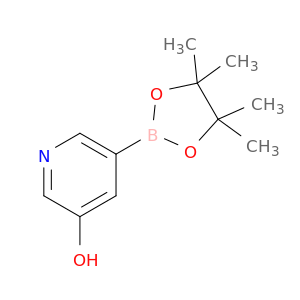 1171891-35-2 3-Pyridinol, 5-(4,4,5,5-tetramethyl-1,3,2-dioxaborolan-2-yl)-