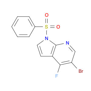 1172067-98-9 1H-Pyrrolo[2,3-b]pyridine, 5-bromo-4-fluoro-1-(phenylsulfonyl)-