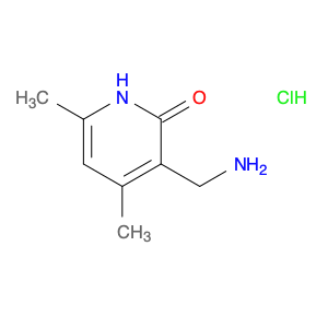 2(1H)-Pyridinone, 3-(aminomethyl)-4,6-dimethyl-, hydrochloride (1:1)