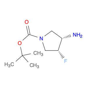 1174020-30-4 1-Pyrrolidinecarboxylic acid, 3-amino-4-fluoro-, 1,1-dimethylethyl ester, (3S,4R)-