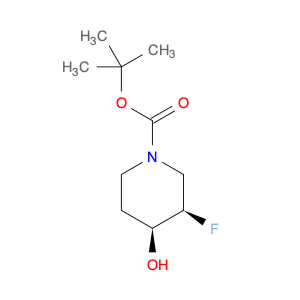 1-Piperidinecarboxylic acid, 3-fluoro-4-hydroxy-, 1,1-dimethylethyl ester, (3R,4S)-