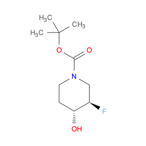 1-Piperidinecarboxylic acid, 3-fluoro-4-hydroxy-, 1,1-dimethylethyl ester, (3R,4R)-