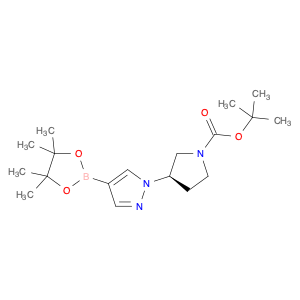 1175273-52-5 (R)-tert-Butyl 3-(4-(4,4,5,5-tetramethyl-1,3,2-dioxaborolan-2-yl)-1H-pyrazol-1-yl)pyrrolidine-1-carboxylate