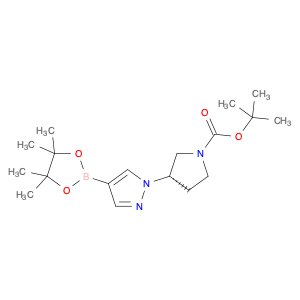 1175273-55-8 (S)-tert-Butyl 3-(4-(4,4,5,5-tetramethyl-1,3,2-dioxaborolan-2-yl)-1H-pyrazol-1-yl)pyrrolidine-1-carboxylate