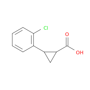 2-(2-Chlorophenyl)cyclopropanecarboxylic acid