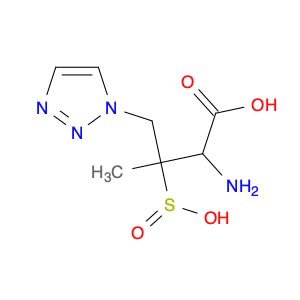 118175-11-4 2-aMino-3-Methyl-3-sulfino-4-(1H-1,2,3-triazol-1-yl)butyric acid