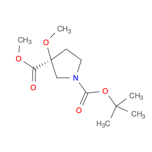 1184174-08-0 (S)-1-tert-Butyl 3-methyl 3-methoxypyrrolidine-1,3-dicarboxylate