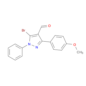 1188037-01-5 5-broMo-3-(4-Methoxyphenyl)-1-phenyl-1H-pyrazole-4-carbaldehyde