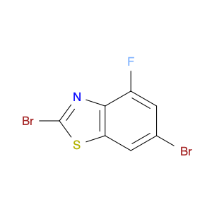 1188226-62-1 Benzothiazole, 2,6-dibromo-4-fluoro-