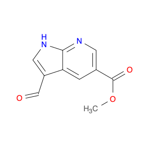 1H-Pyrrolo[2,3-b]pyridine-5-carboxylic acid, 3-formyl-, methyl ester