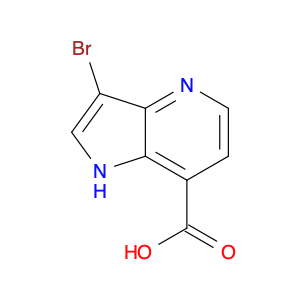 1H-Pyrrolo[3,2-b]pyridine-7-carboxylic acid, 3-bromo-